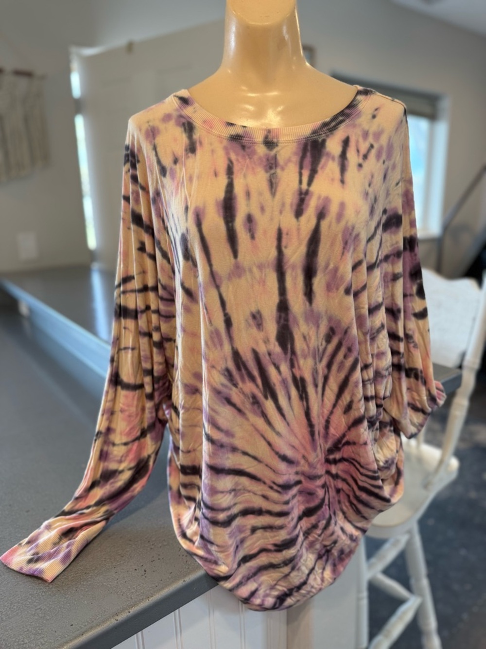 Torrid Tie-Dye Long Sleeve Top